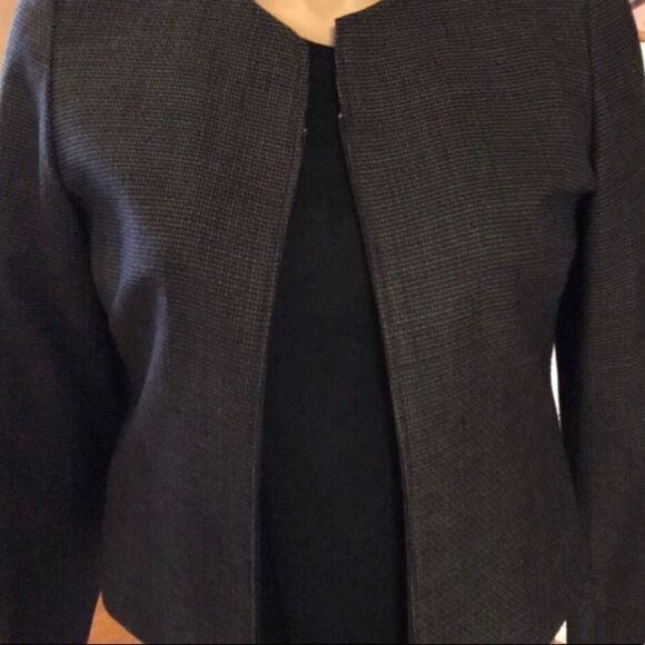 100% Wool Jacket by Pendleton Black/White Size 12 - Picture 6 of 7